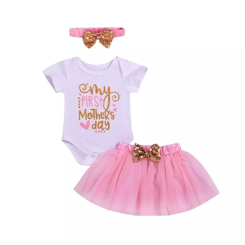 My first mother’s day baby set tutu
